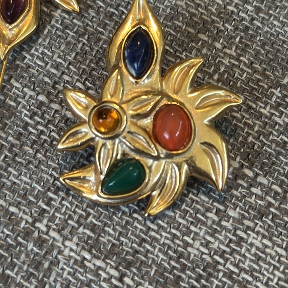 FRANCESCA ROMANA, “Costume Jewellery”, earrings/clips, 1 pair, and hat pin - Picture 2 of 8